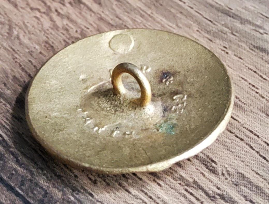 Early 1900's Paris Backed Hand Painted Enamel Button. - Etsy