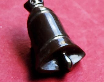 Vintage small 1920's glass bell button.