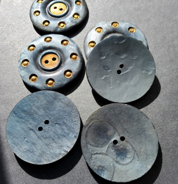 Large metal coat buttons deals
