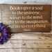 Books Give a Soul .... Plato Wood Sign, Library Decor, Gift for Bookworms, Home Decor 