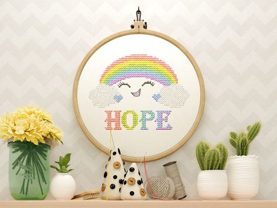 Hope Cross Stitch Pattern