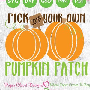 Wählen Sie Ihre eigene SVG, Halloween, Herbst, Kürbis DXF, PDF, Printable