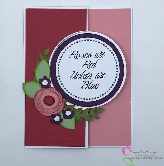 Download A2 Circle Flip Card With Layered Roses Svg Cricut Svg Etsy SVG, PNG, EPS, DXF File