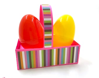 Easter Egg Basket SVG, Cricut Silhouette File (Digital Download)