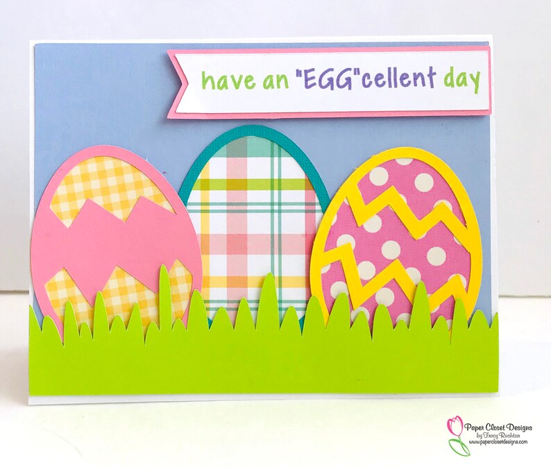 Easter Egg Card SVG Cricut SVG Files Silhouette Cameo Files - Etsy