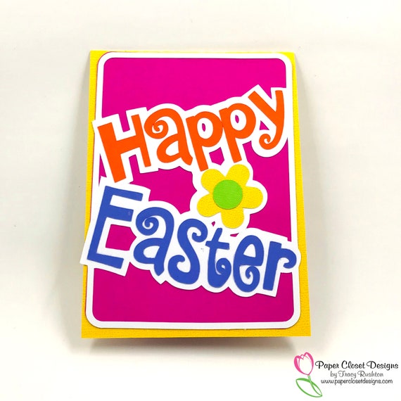 Twist and Pop EASTER Card SVG, Cricut svg, Silhouette svg, Card Template, dxf, gsd,
