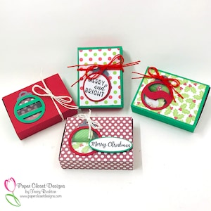 Christmas Hershey Nugget  Treat Box, SVG, Cricut, Silhouette, template, PDF, 3D SVG