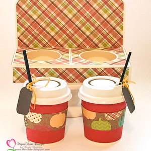 Double 4 oz Mini Coffee Tote with Gift Card image 2