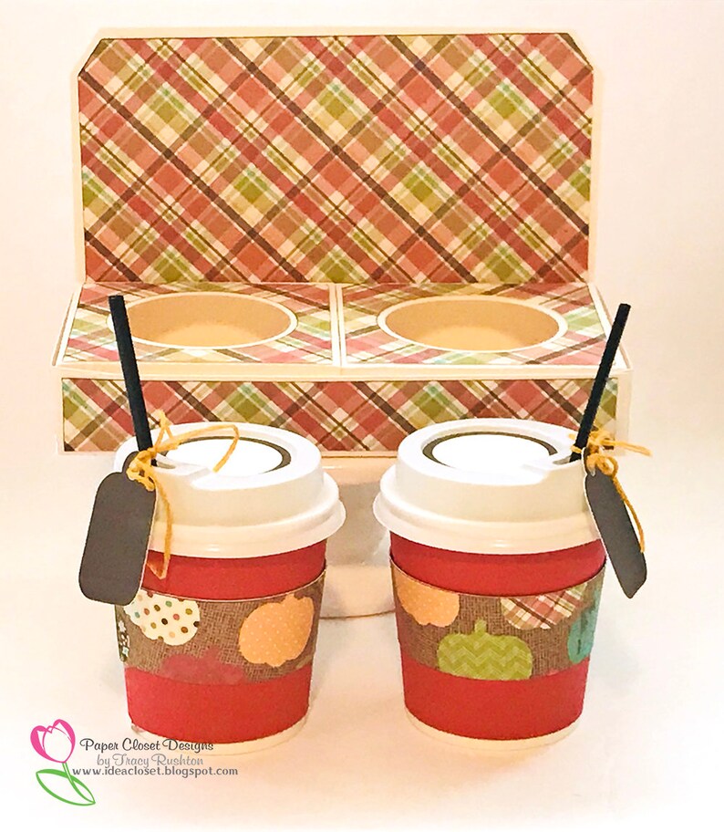 Double 4 oz Mini Coffee Tote with Gift Card image 2