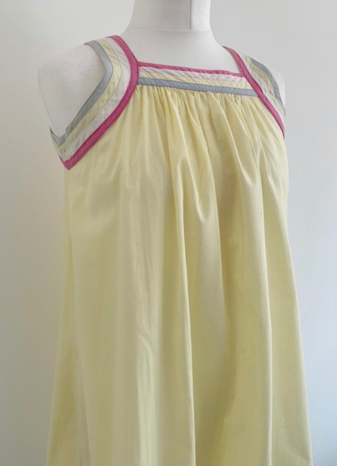 HANDMADE MATERNITY Smock 70s Dress Size UK 8 Spring Summer Etsy
