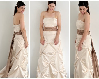 Vintage Autumn Bridal Gown | UK 12 today | UK Medium | Autumn Wedding Dress | My Vintage Dress Stall