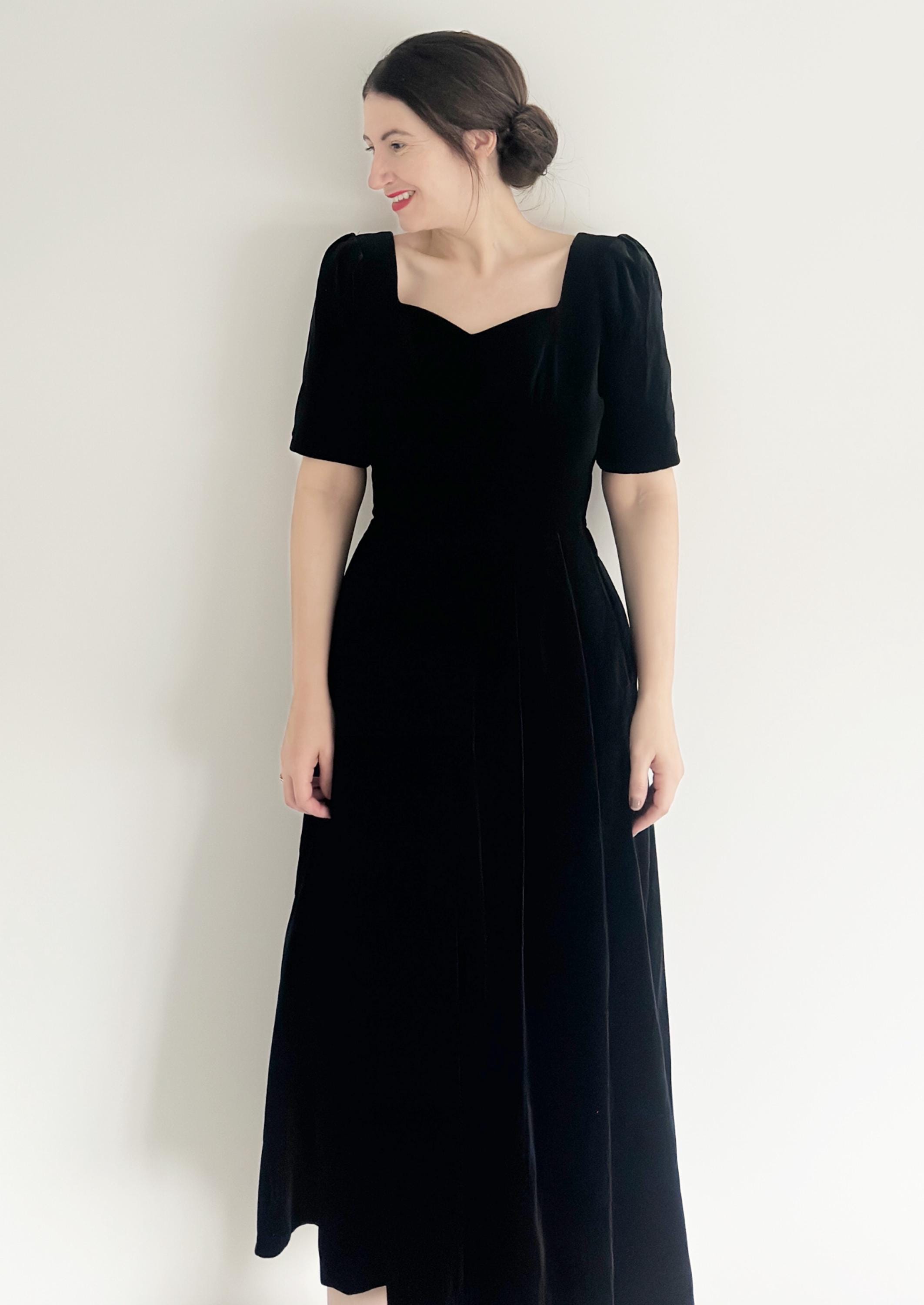 Black laura ashley dress - Etsy 日本