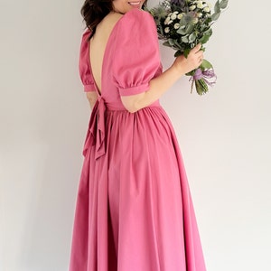 ashley bridesmaid dresses Ashley Lauren 11896 75-124 / Fuchsia / 8