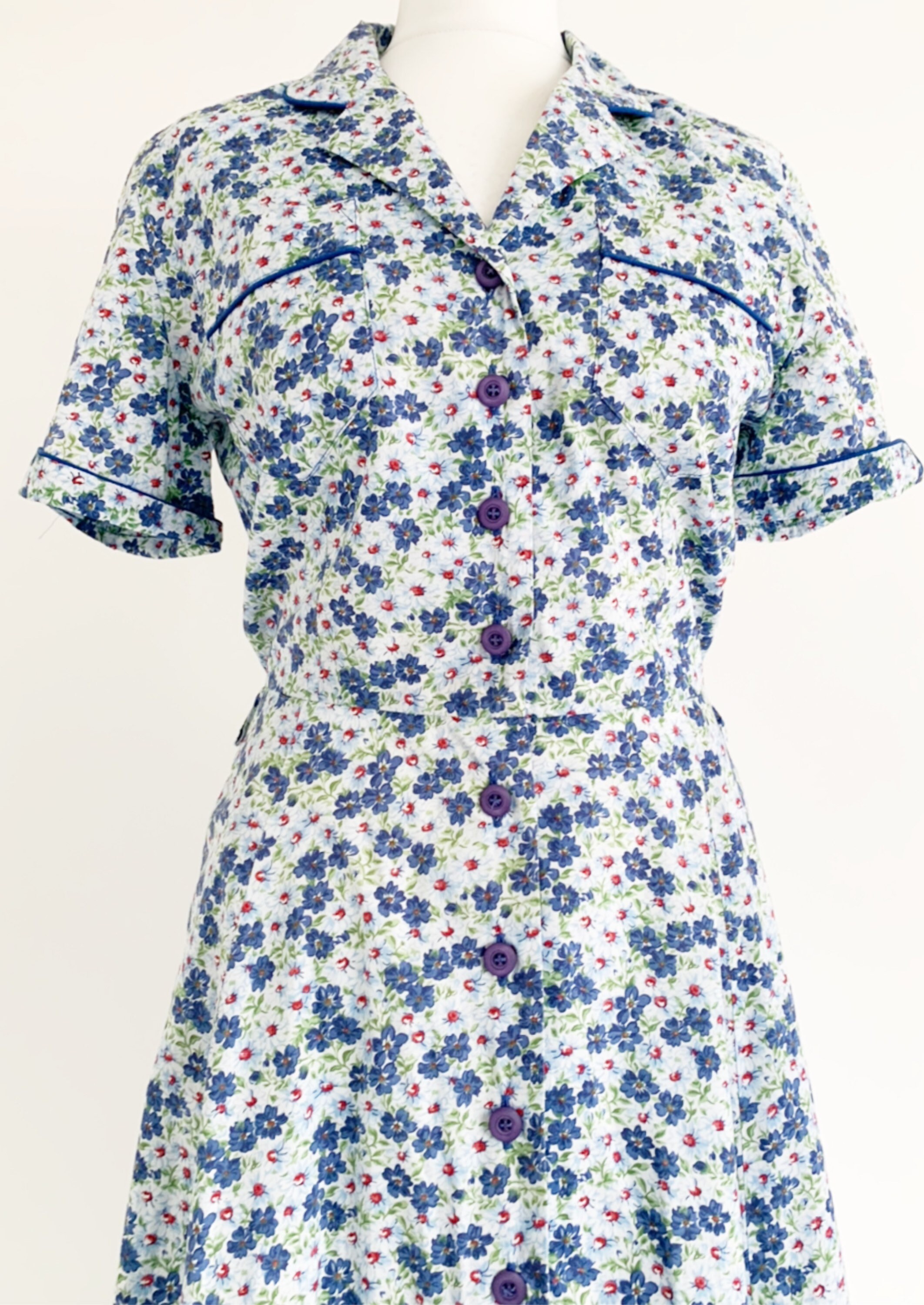 Vintage Liberty London Floral Summer Dress With Pockets Size - Etsy UK