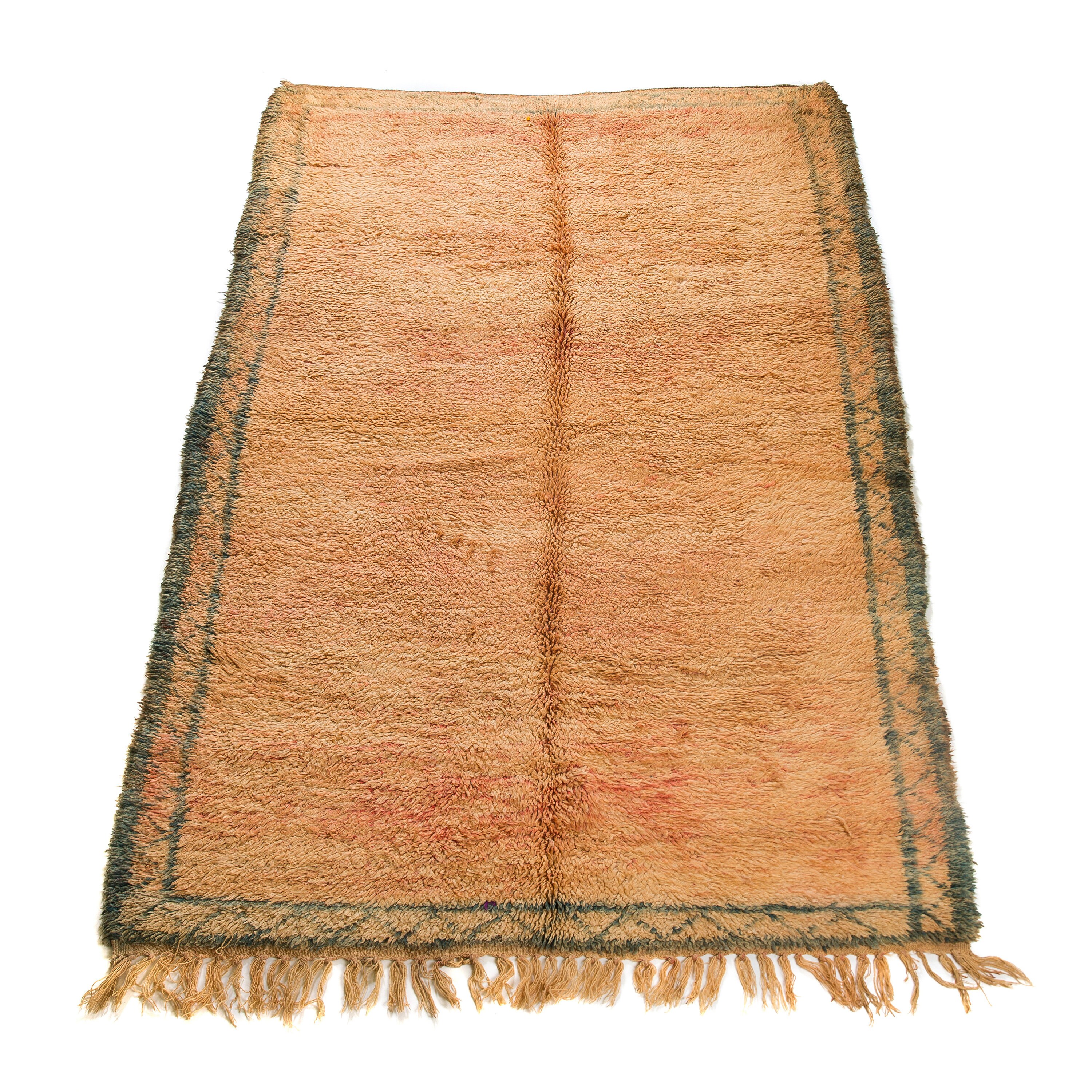 Large Vintage Moroccan Boujad Rug With Border Etsy Canada