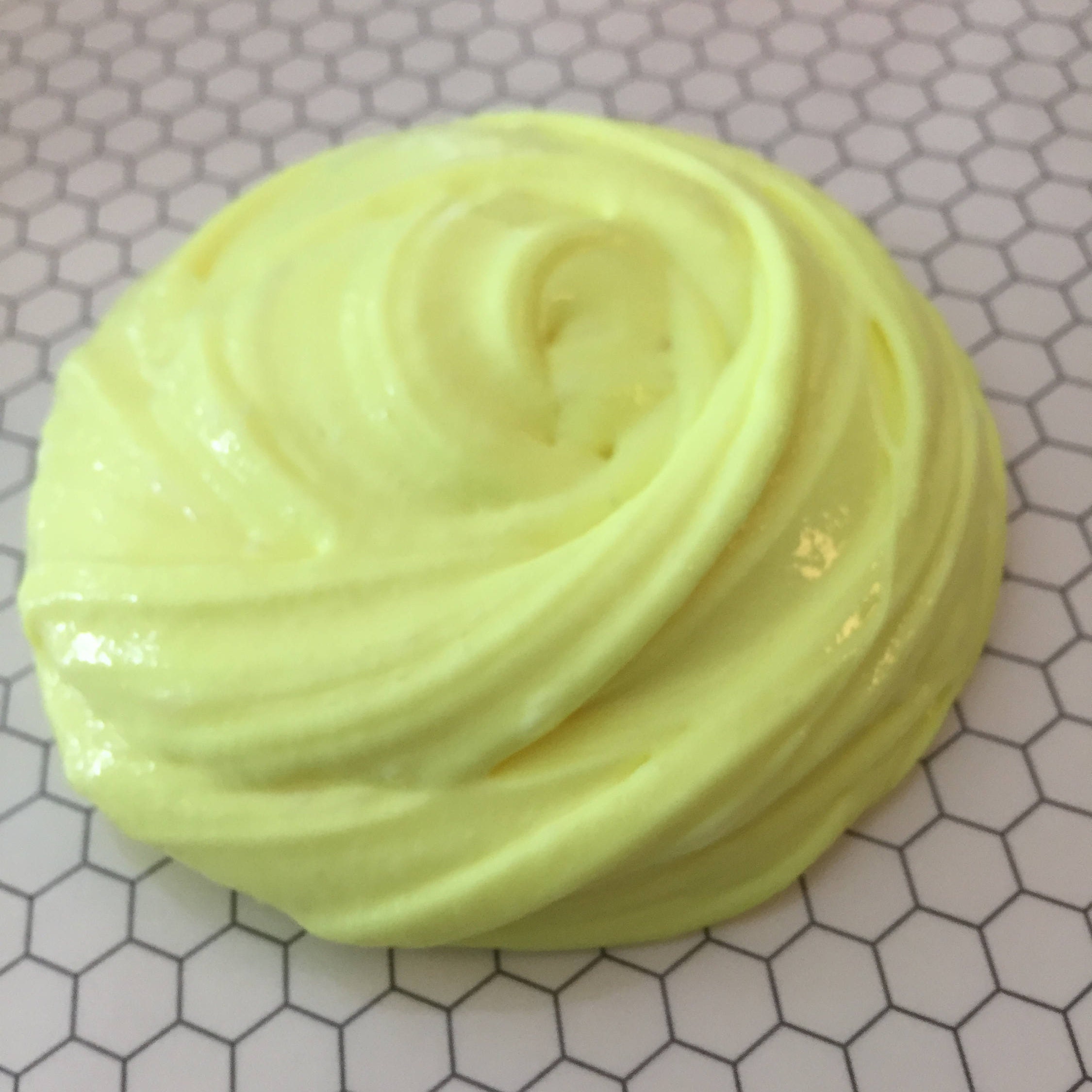 Electric Neon Yellow Stretchy Slime 4 oz Etsy