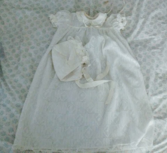 vintage madonna christening gown, christening gown