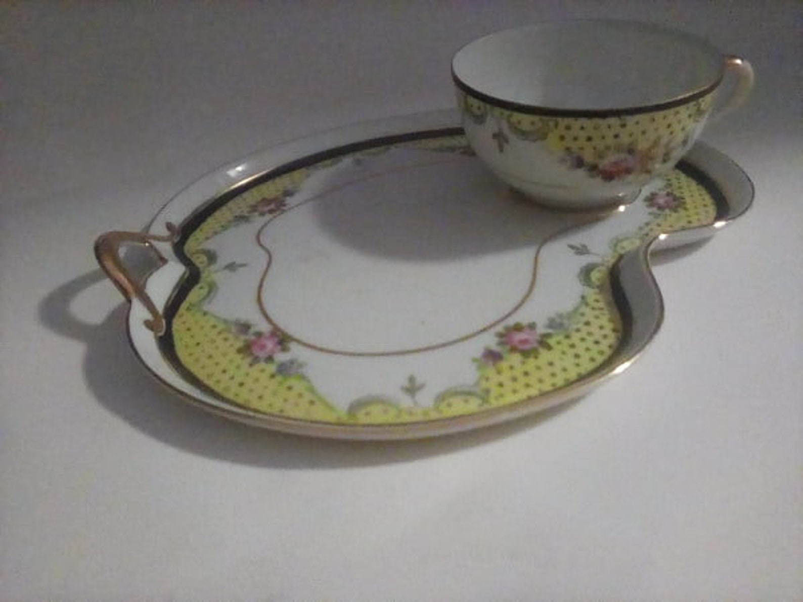 Vintage Noritake snack set Etsy