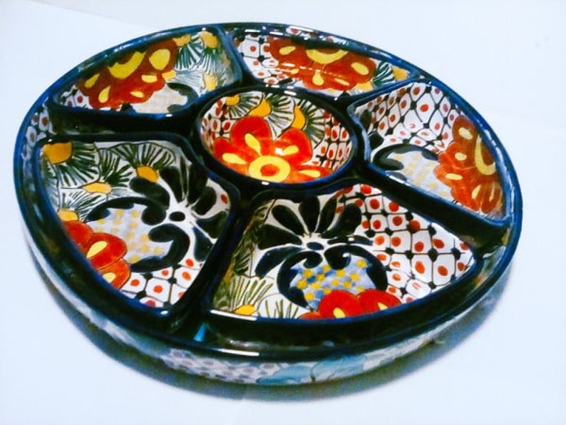 Vintage chip and dip set vintage Mexican pottery chip and Etsy