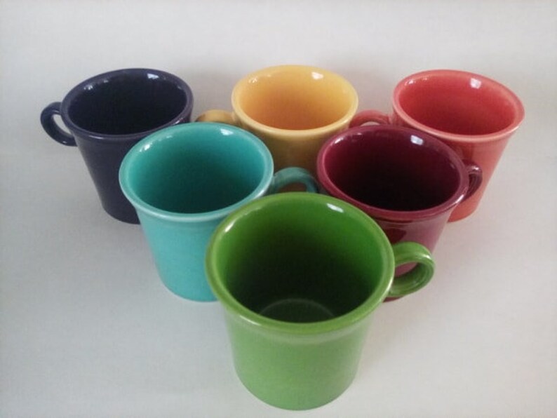 Vintage Fiesta Mugs Fiesta Mug Cute Mugs Vintage Etsy