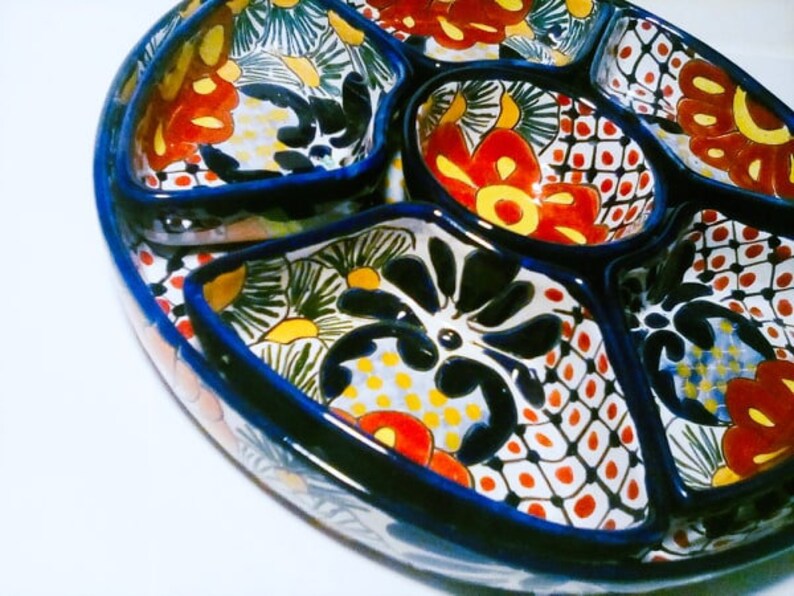 Vintage chip and dip set vintage Mexican pottery chip and Etsy