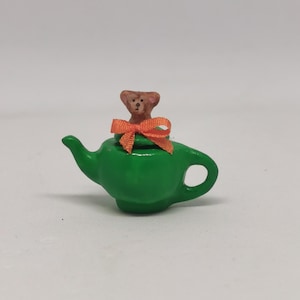 Teapot green - bear