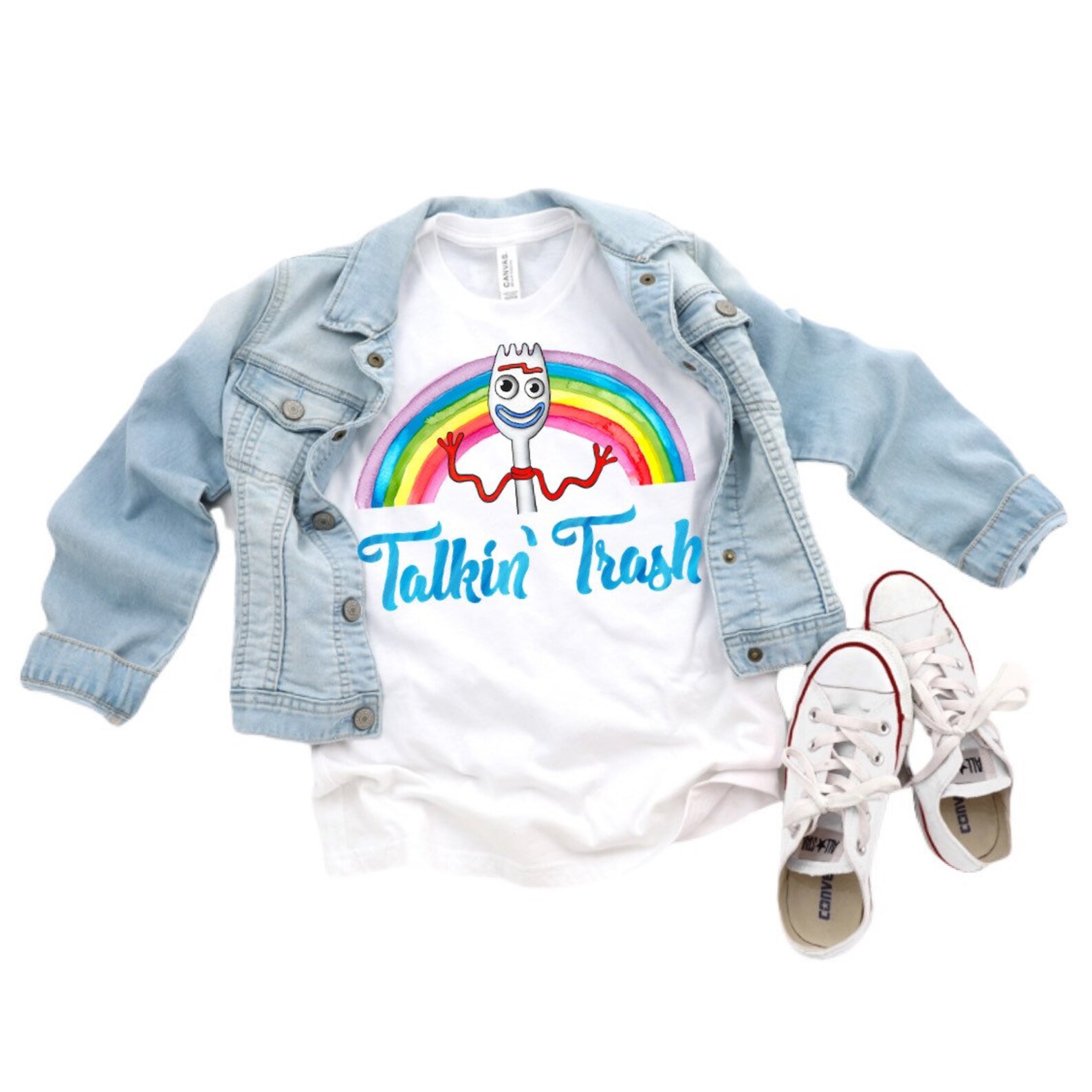 talkin trash forky shirt
