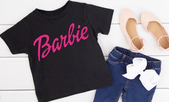 hot pink barbie shirt