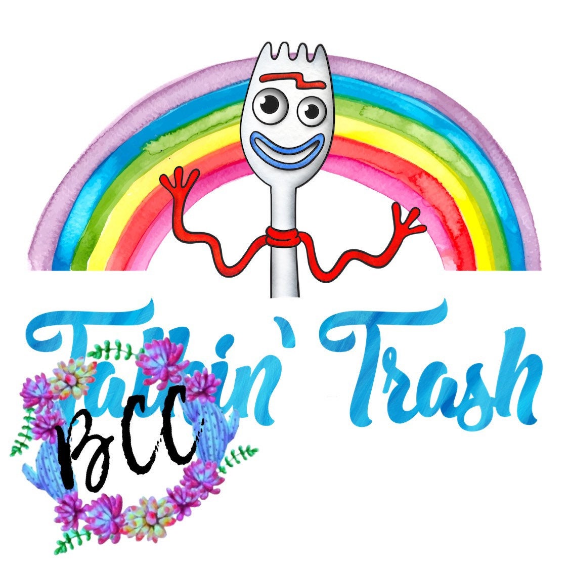 talkin trash forky shirt