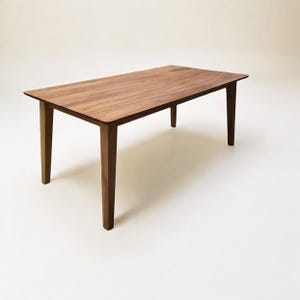 Dining table Woody, oak/acacia solid wood, made in Italy