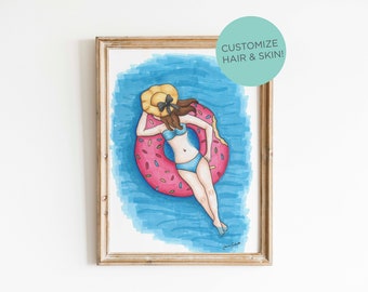 Donut Hinder Me De Illustratiekunst van de manier