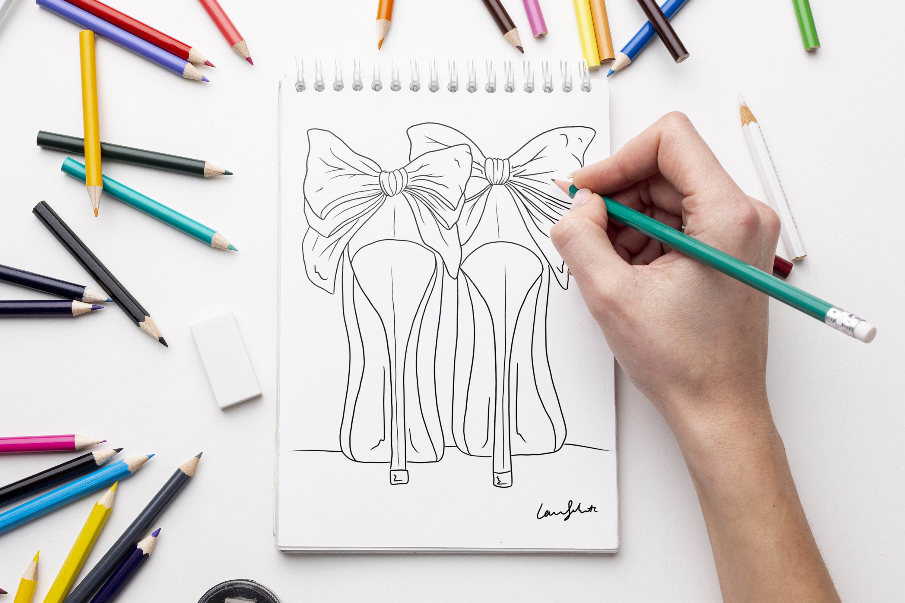 If The Shoe Fits Fashion Coloring Page | Etsy