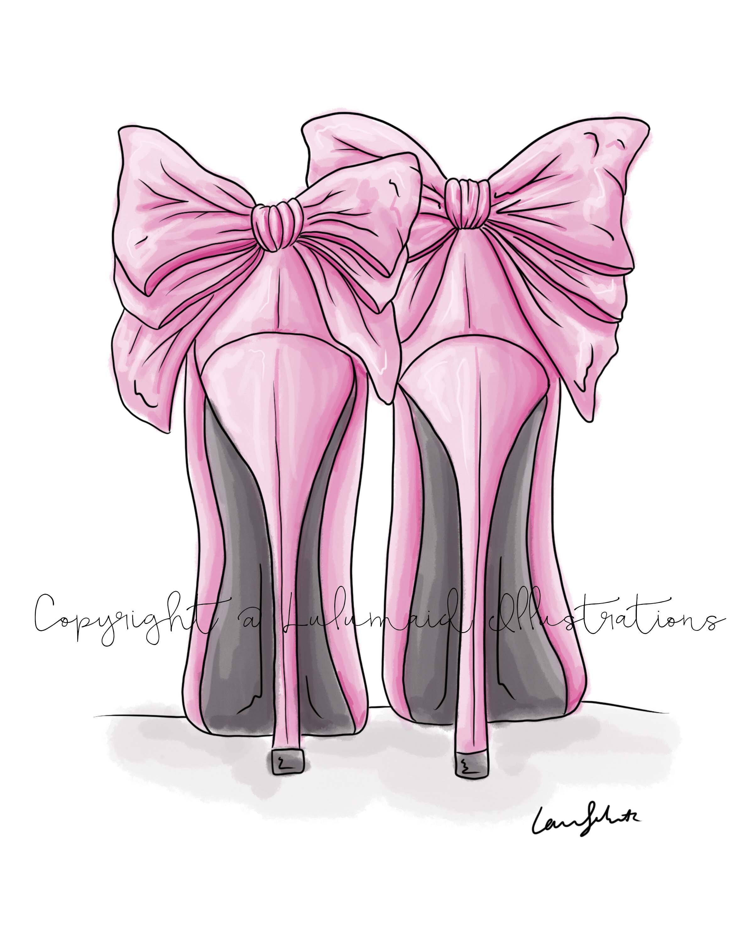 If the Shoe Fits Fashion Illustration Art - Etsy