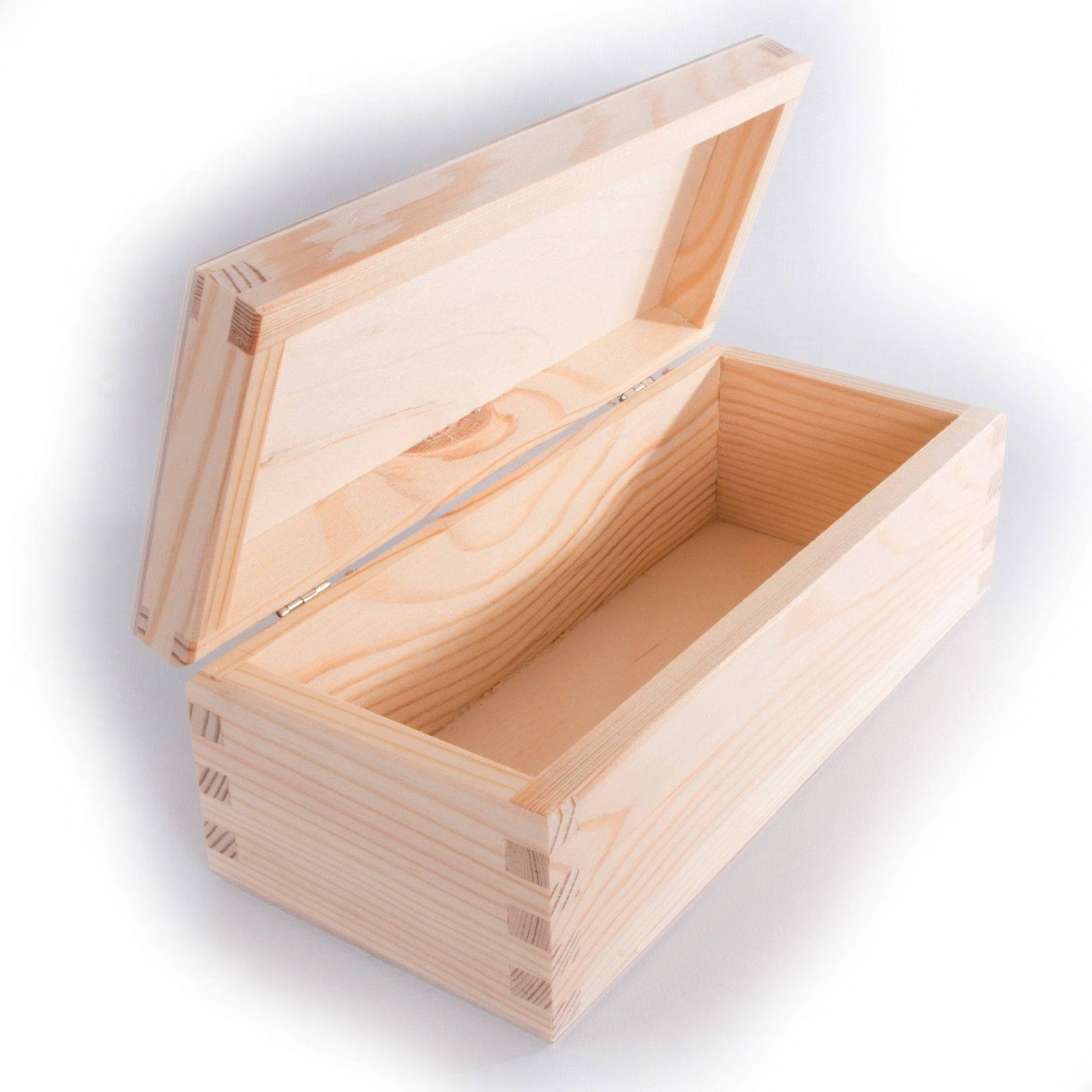 Unfinished Wooden Storage Boxe /Memory Keepsake Box with Lid / Etsy