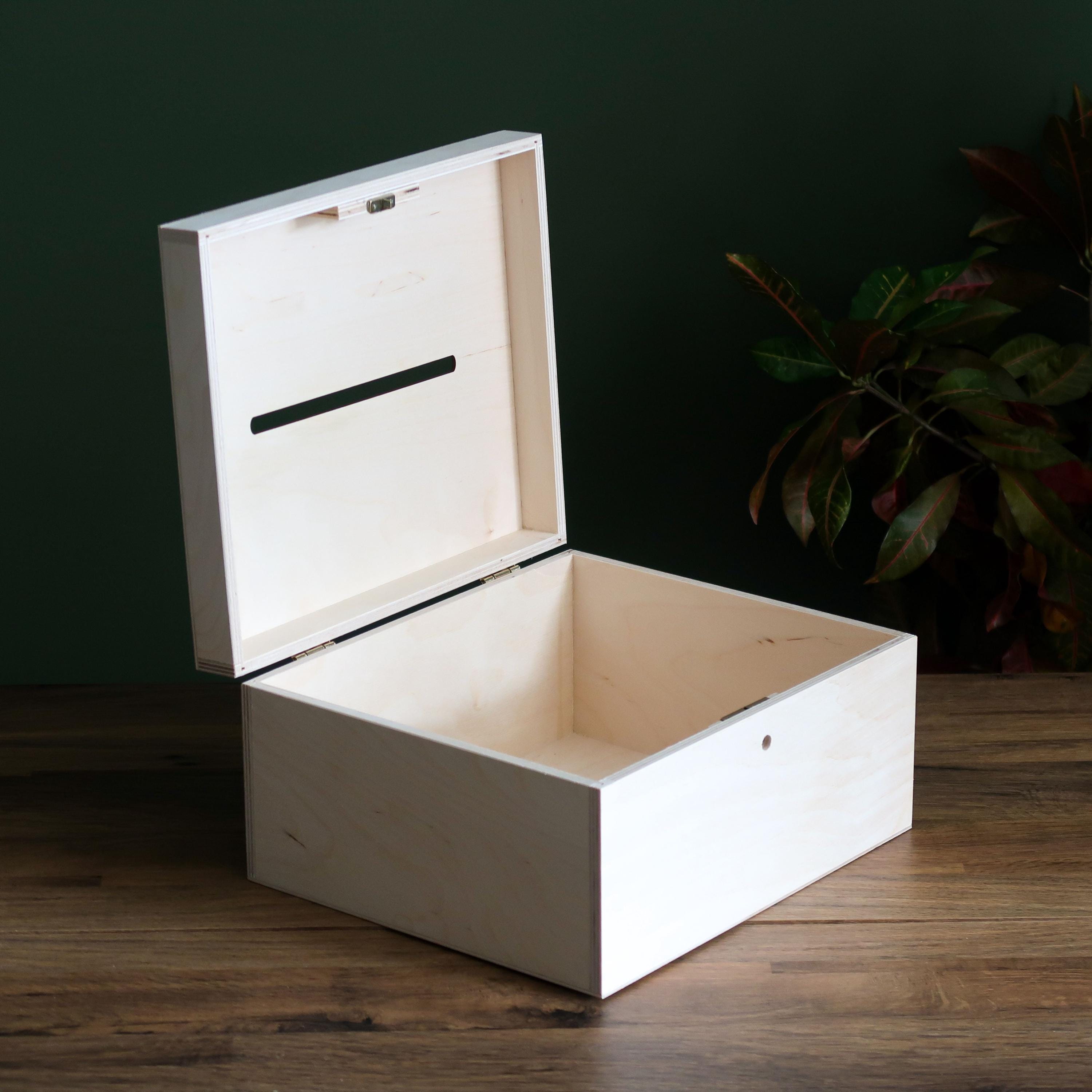Wooden Envelopes Greeting Cards Box | 29x25x15 Cm | Key Lockable ...