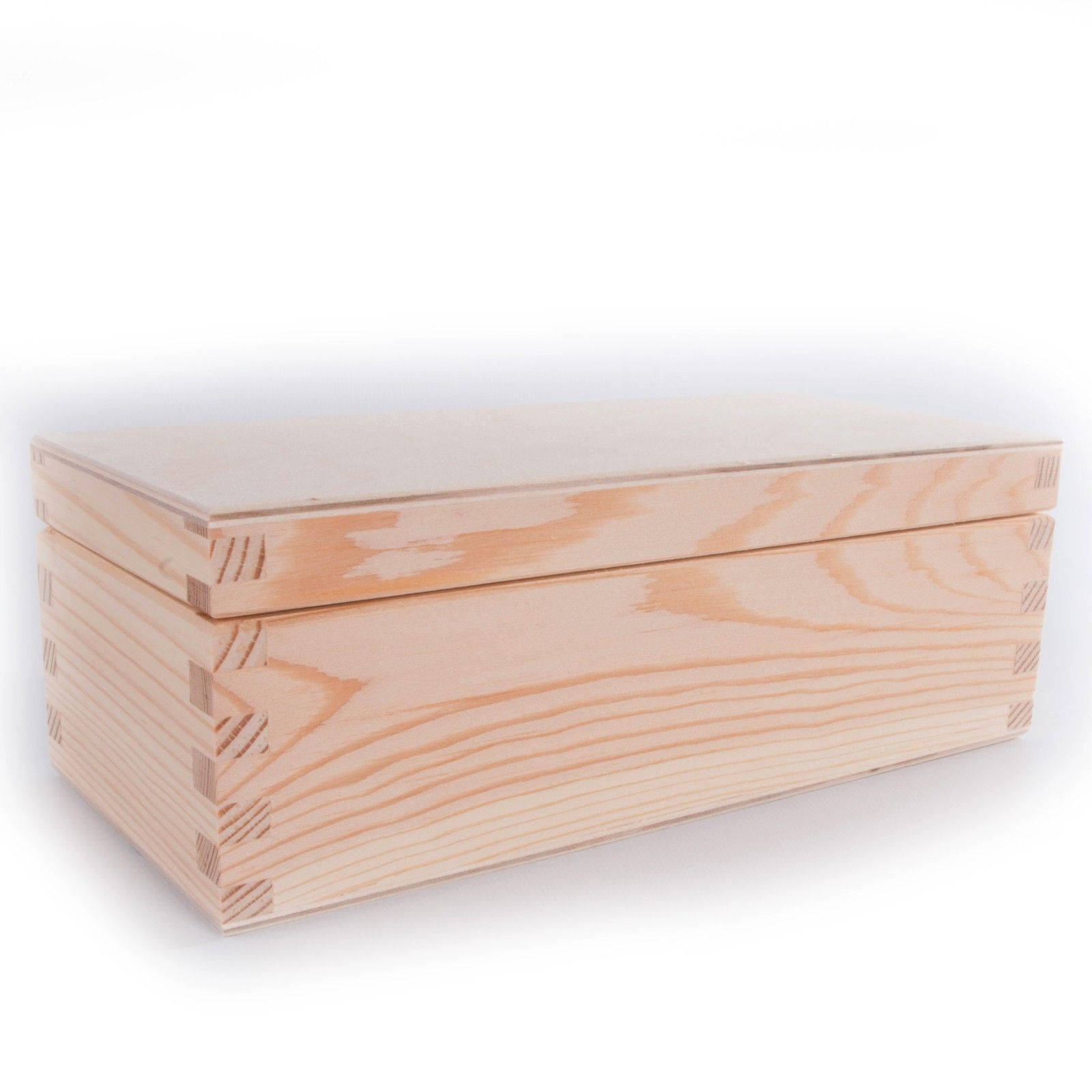 Caja de almacenamiento de madera inacabada / caja de keepsake | Etsy