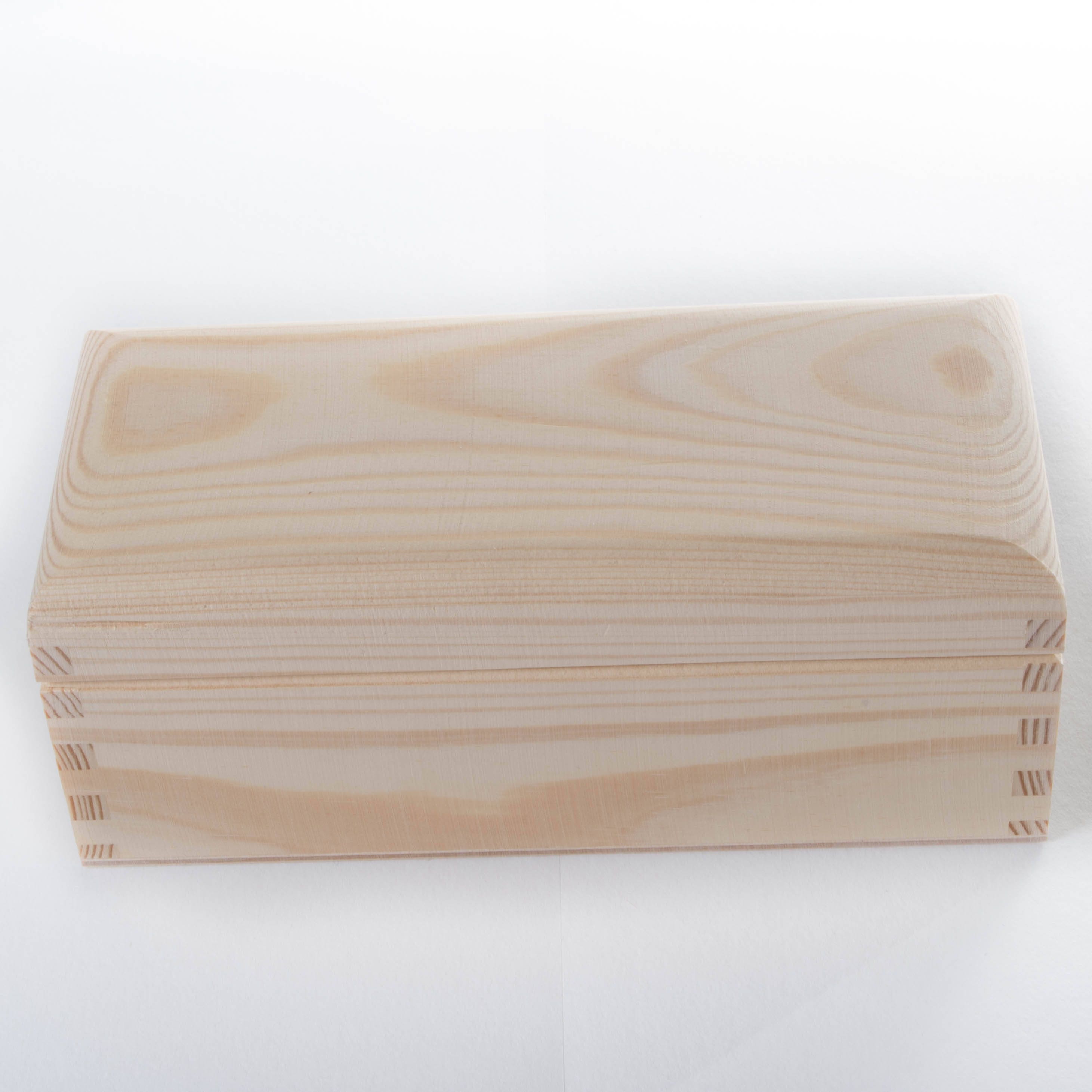 1x Medium Book Trinket Wooden Storage Box Decoupage Plain Chest KFR MEDIUM 