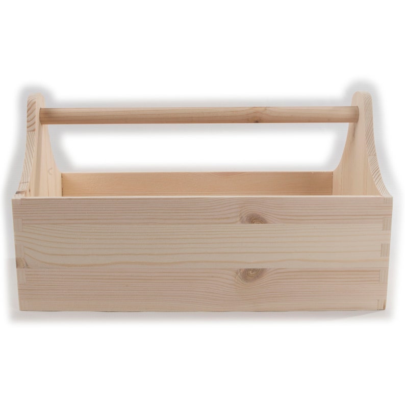 Wooden Trug Tool Box Carrier Garden Garage Storage Organiser Etsy UK