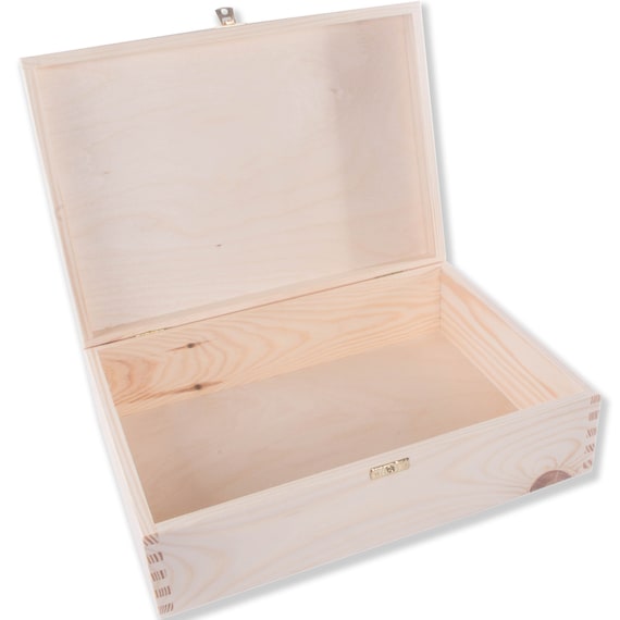 Oupados Marrone Legno Pino Scatola Scatola In Legno Naturale Scatola Legno Con Coperchio Utilizzato Per Conservare Piccoli Accessori, Tè,Caffè E Altri Oggetti, Decorazioni 20×10×6cm - 6