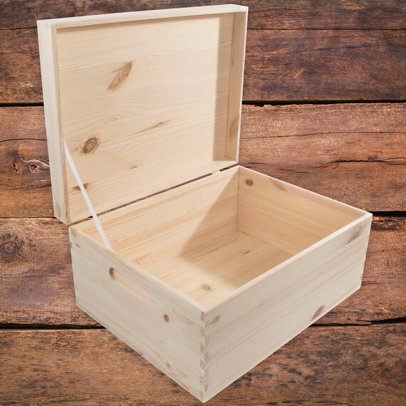 Blank wooden boxes discount