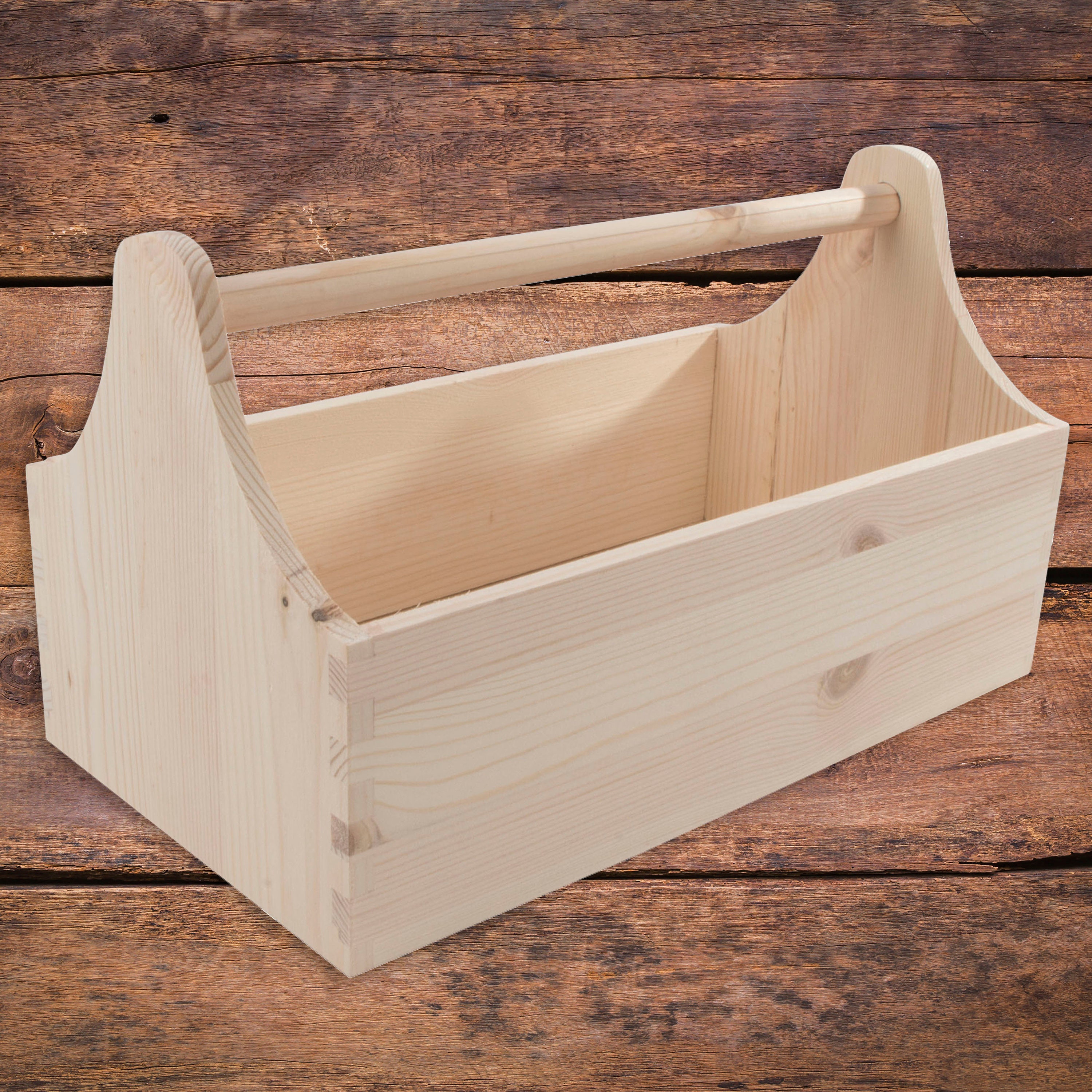 Wooden Trug Tool Box Carrier Garden Garage Storage Organiser Etsy UK