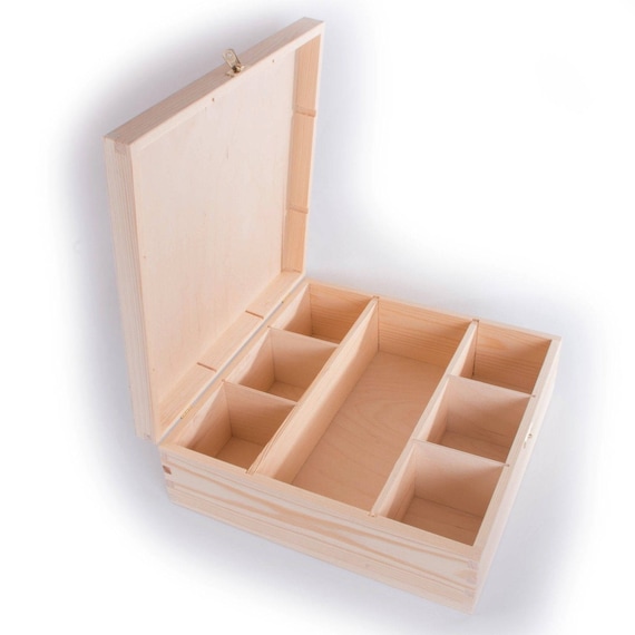 unfinished wood memory box