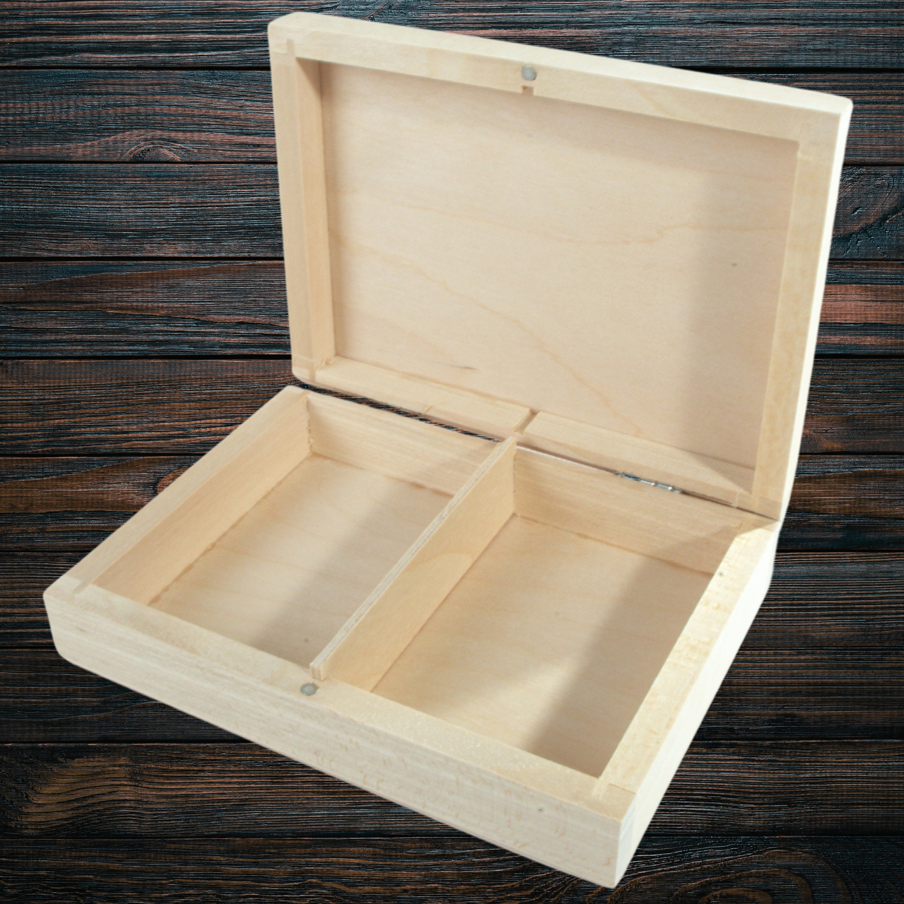 Scatola per anelli in legno, scatola per anelli in legno per il giorno del matrimonio | Scatola rotonda per porta anelli di fidanzamento - Elegante