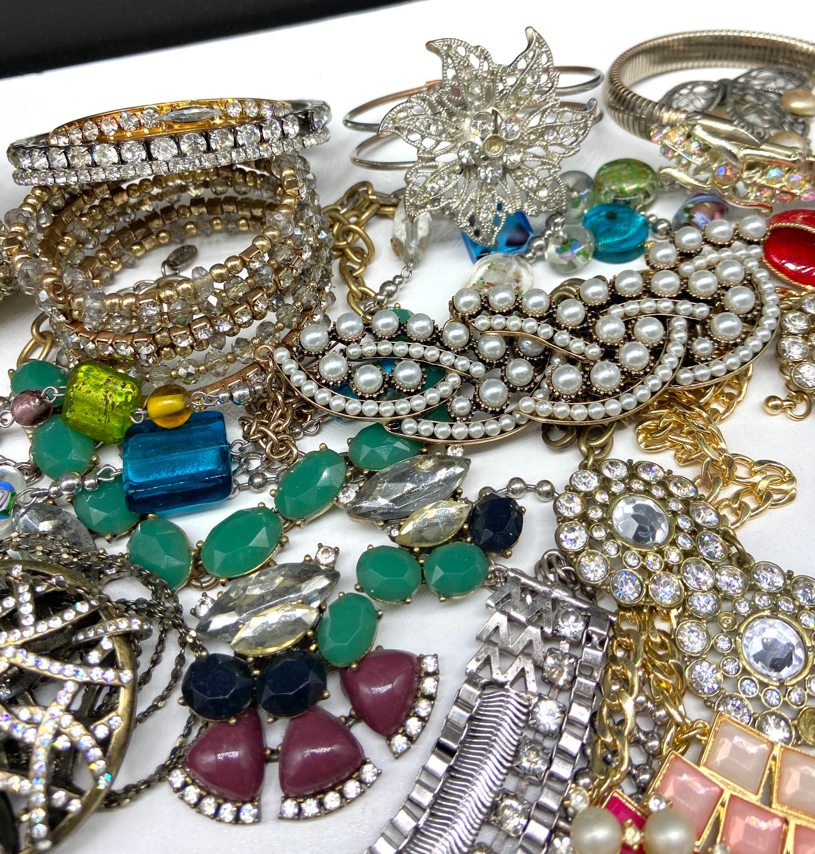 Rhinestone Broken Costume Jewelry Lot Repair Craft Repurpose Etsy
