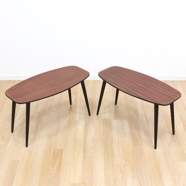 Mid Century End Table Etsy