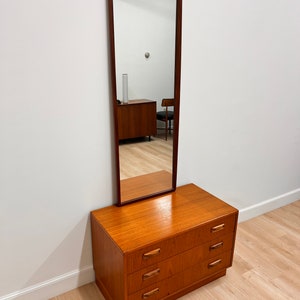 Mid Century Mirror and Dresser set by G Plan image 3
