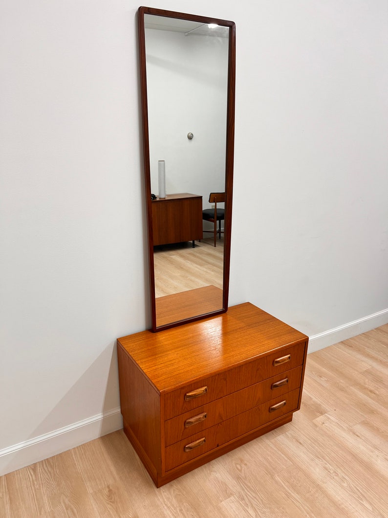 Mid Century Mirror and Dresser set by G Plan image 3