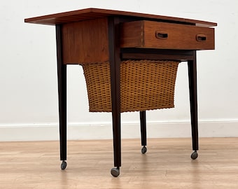 Mid Century Sewing trolley made in Denmark