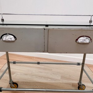 Mid Century industrial Medical Trolley 1950s image 4