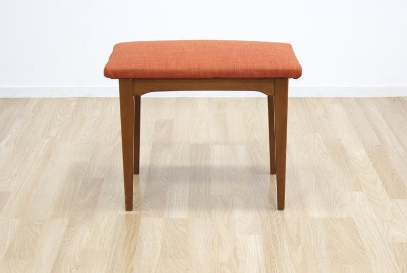 Mid Century Vanity Stool by Elliots of Newbury image 4